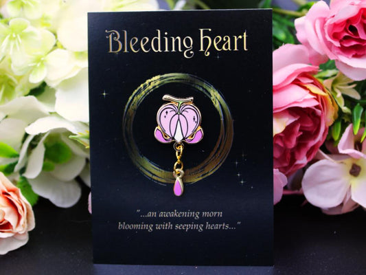 Bleeding Heart Enamel Pin
