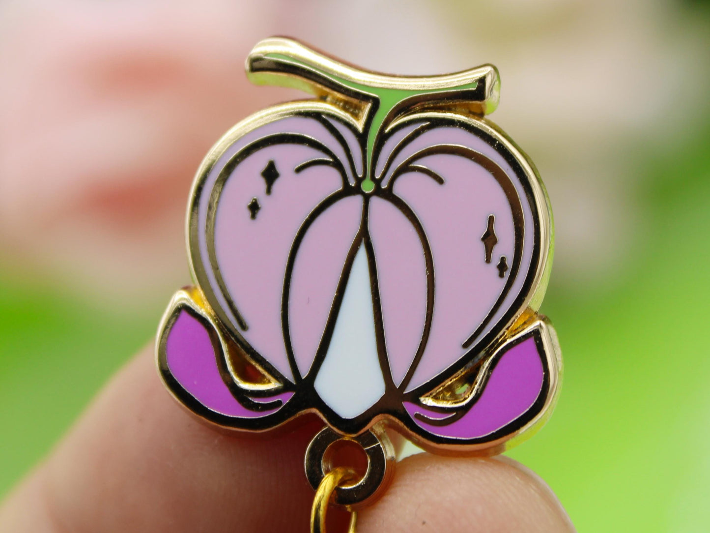 Bleeding Heart Enamel Pin