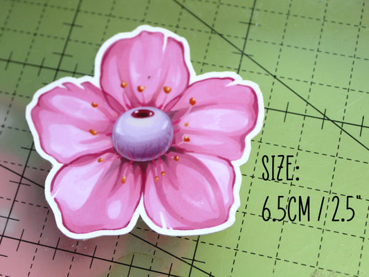 Cherry Blossom with Eye Sticker