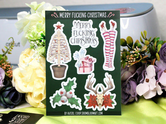 Christmas Horror Sticker Sheet