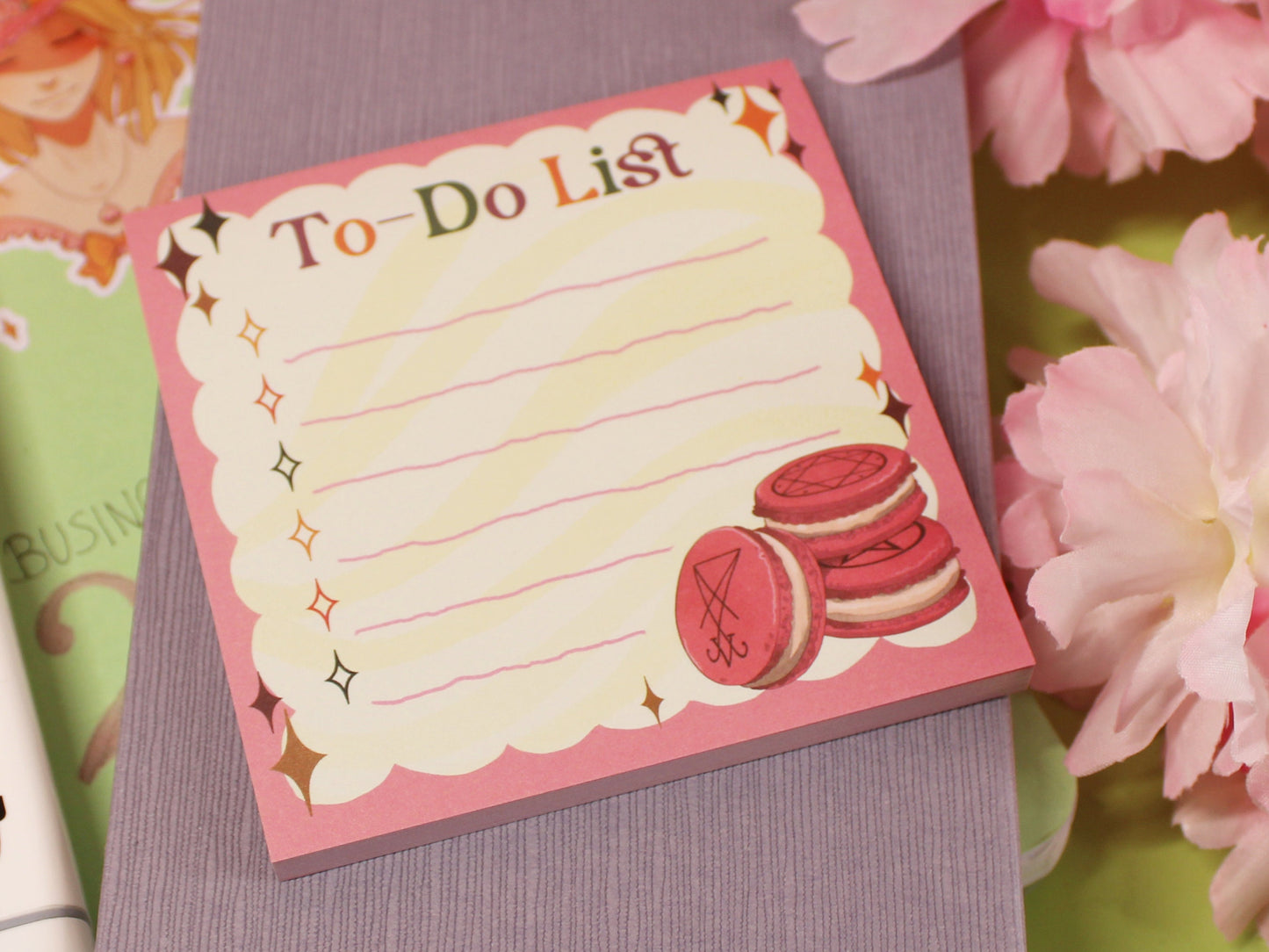 Creepy-Cute To-Do Sticky Notes with 50 Pages