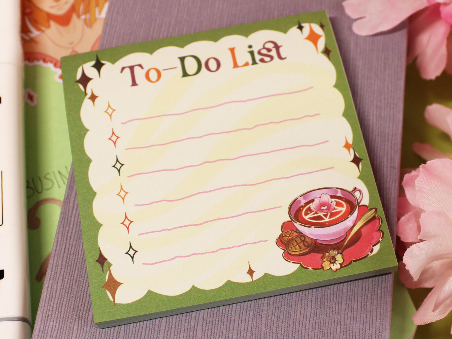 Creepy-Cute To-Do Sticky Notes with 50 Pages
