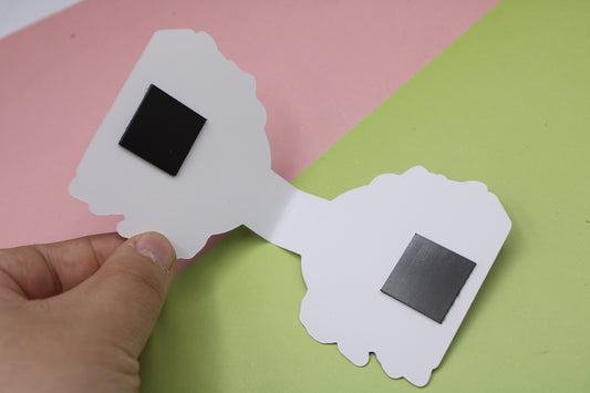 Orange Cat and Book Puns Magnetic Bookmark