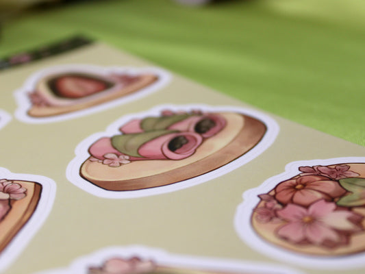 Japanese Sweets Sticker Sheet