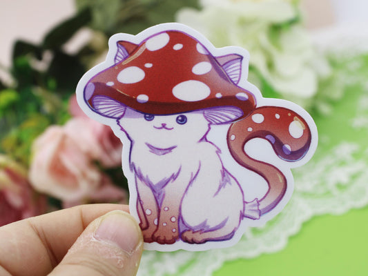 Meowshroom Sticker