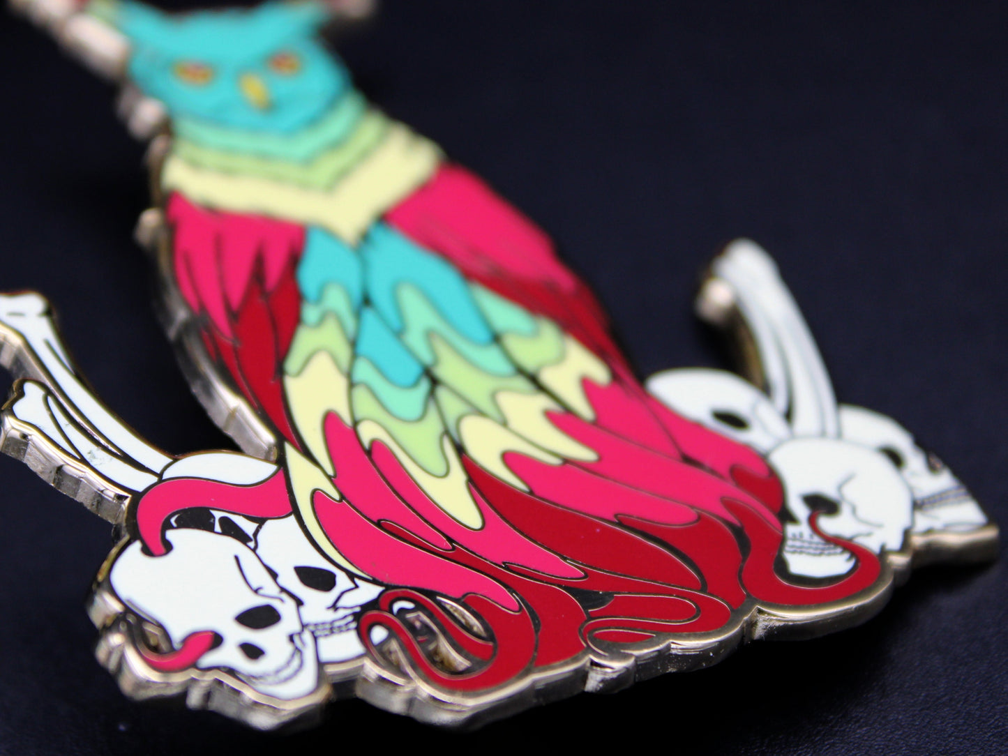 Octo Owl Enamel Pin - Two Variants