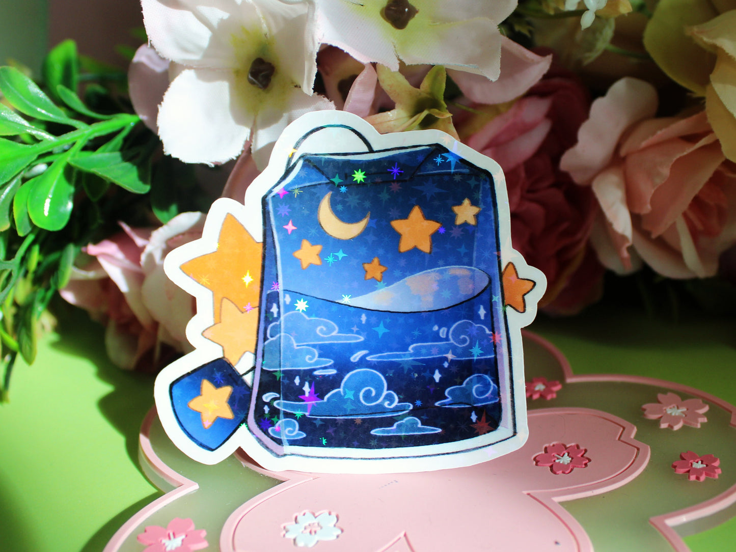 Starry Night Tea Bag Stickers