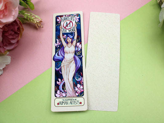 Support Human Artists! Bookmark