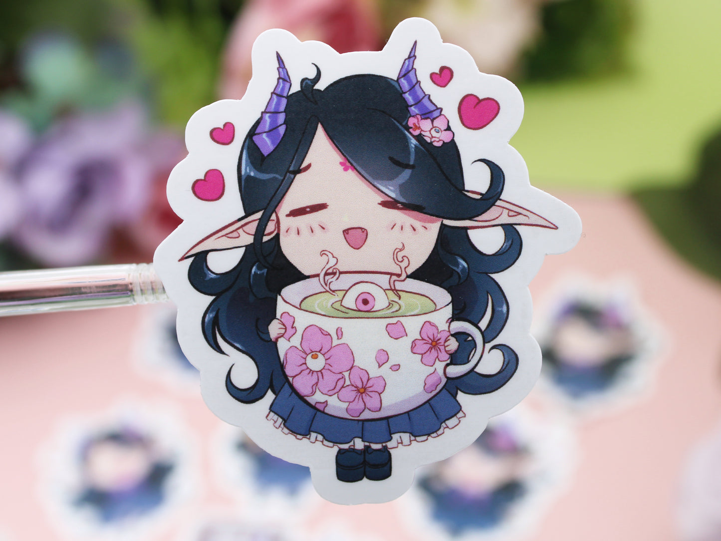 Demonic Moods - Matte Chibi Stickers