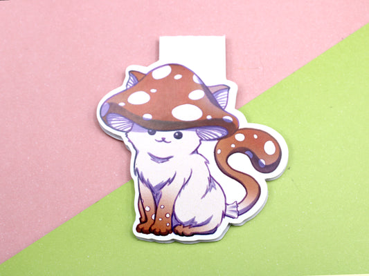 Meowshroom Magnetic Bookmark