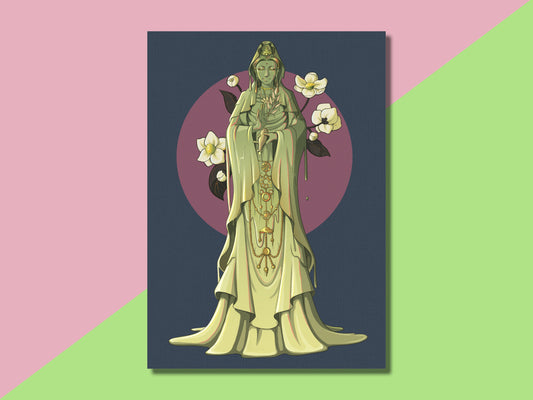 Oolong Tea Slime Girl Postcard