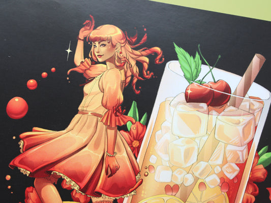 Shirley Temple Slime Girl Print