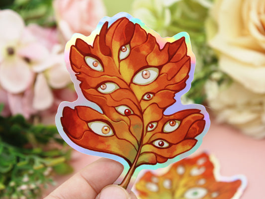 Autumn Leaves With Eyes - Hawthorn