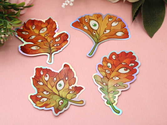 Autumn Leaves With Eyes - Maple