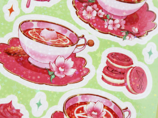 Occult Tea Party Sticker Sheet