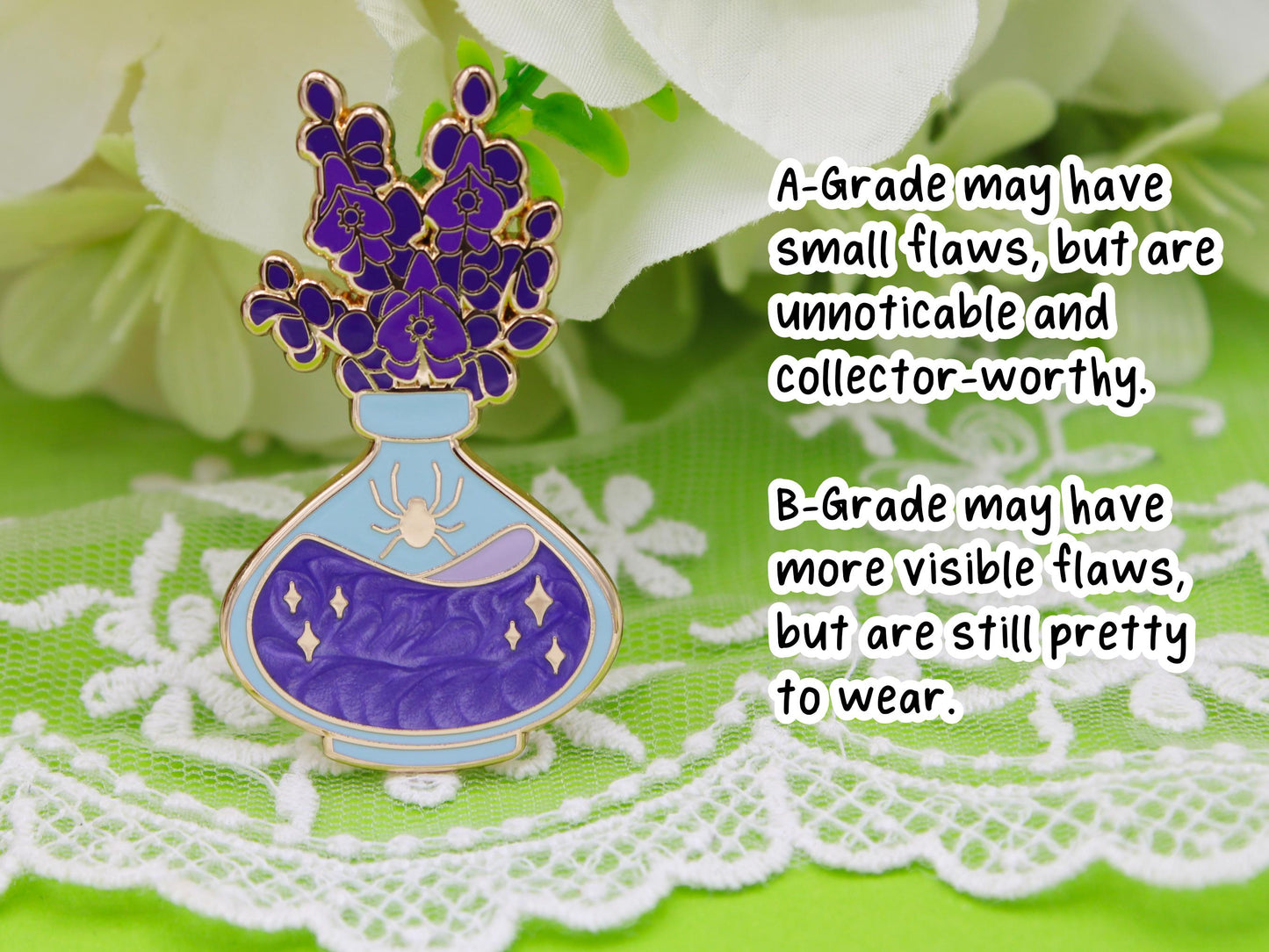 Aconite Poison Enamel Pin