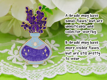 Aconite Poison Enamel Pin