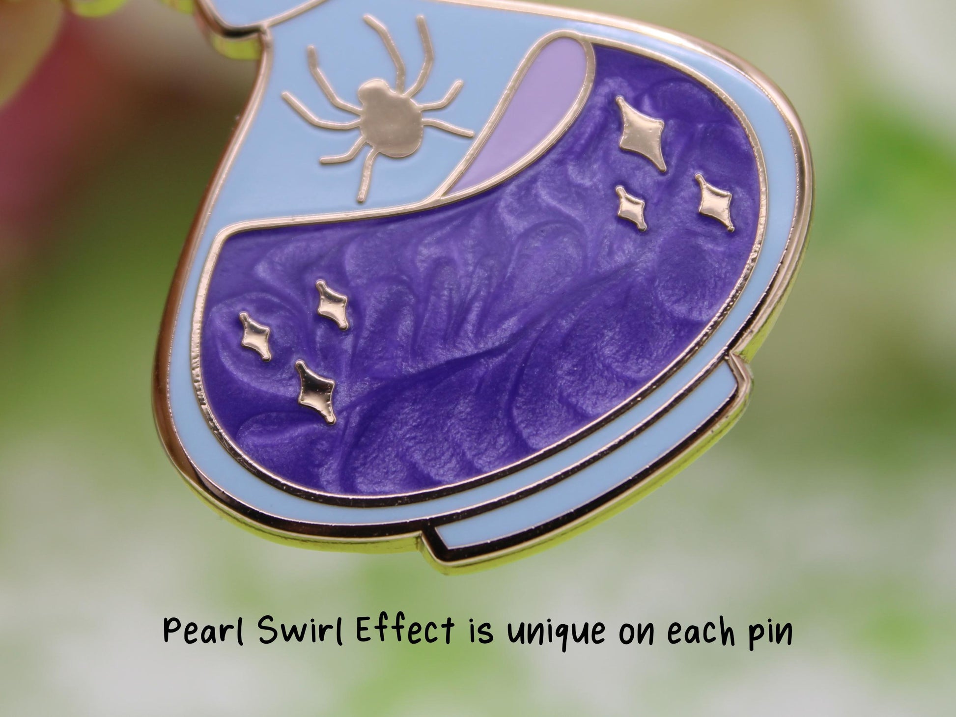 Aconite Poison Enamel Pin