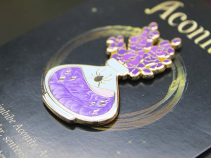 Aconite Poison Enamel Pin
