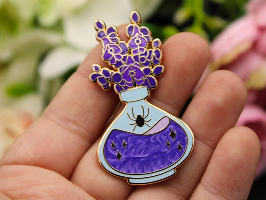 Aconite Poison Enamel Pin