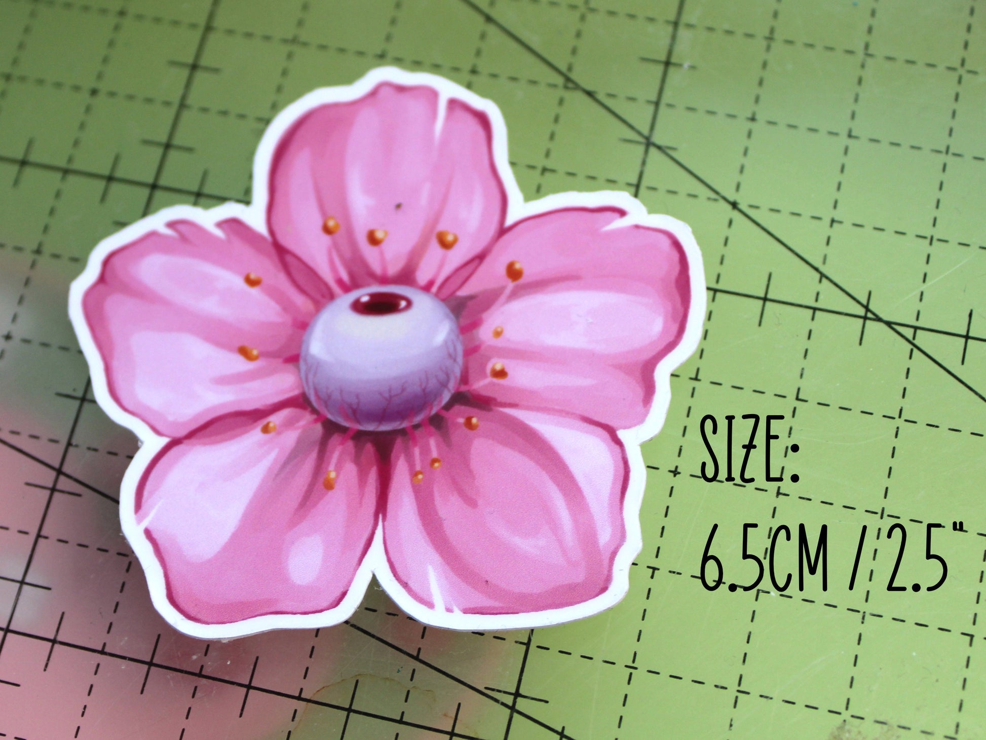 Cherry Blossom with Eye Sticker