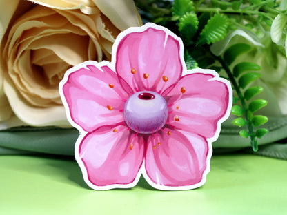 Cherry Blossom with Eye Sticker