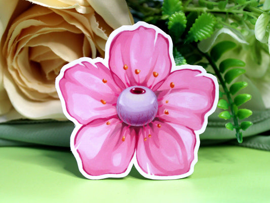 Cherry Blossom with Eye Sticker