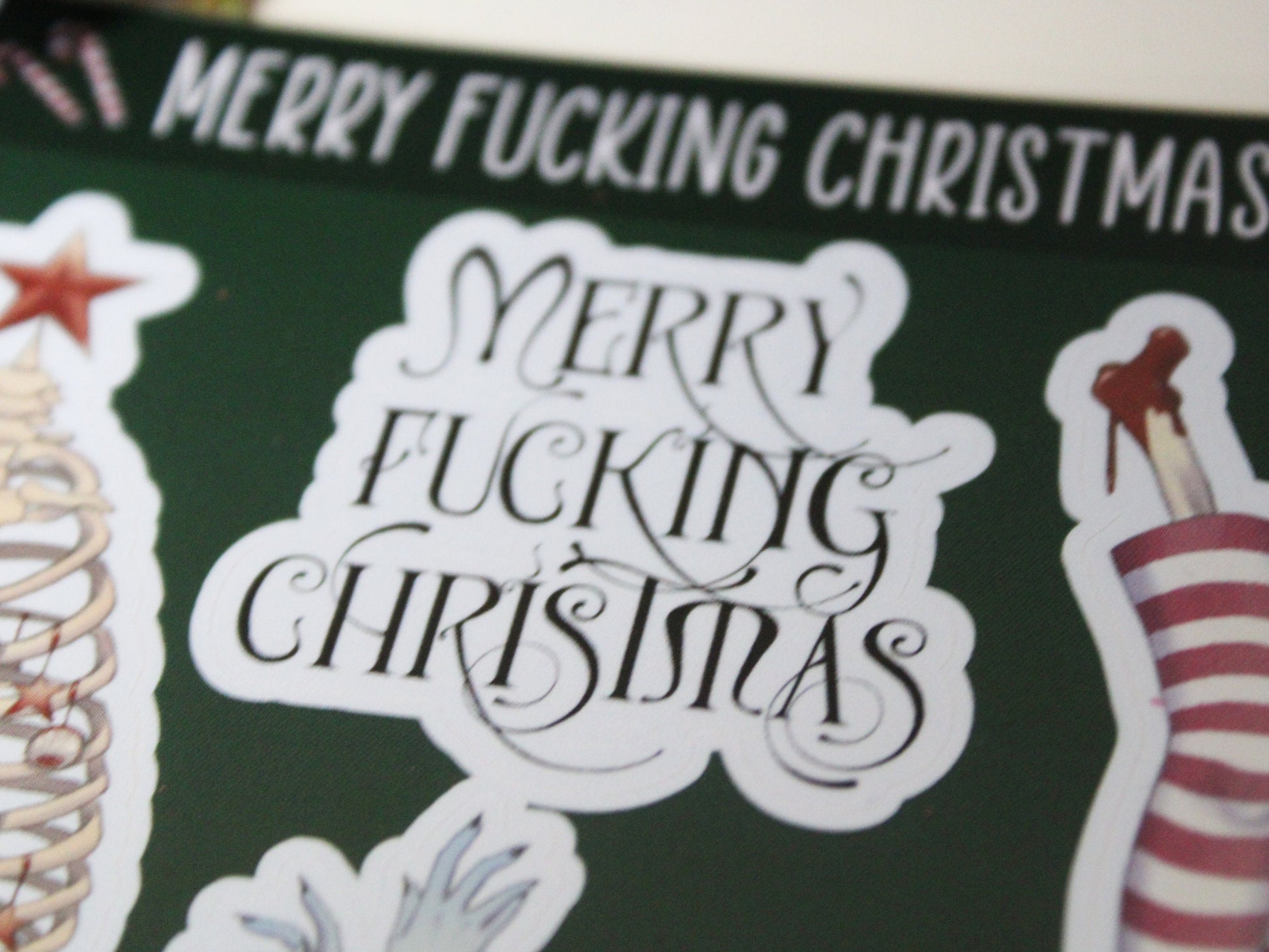 Christmas Horror Sticker Sheet