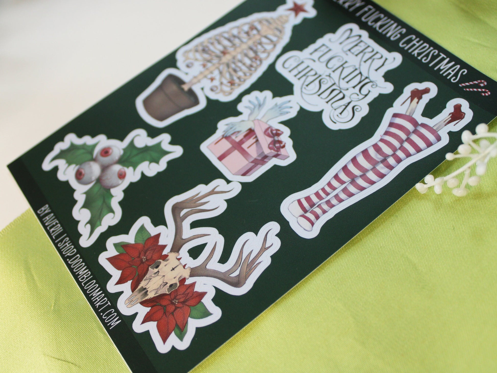 Christmas Horror Sticker Sheet