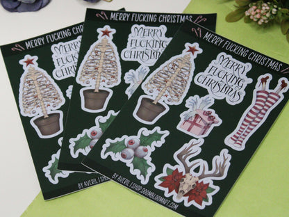 Christmas Horror Sticker Sheet