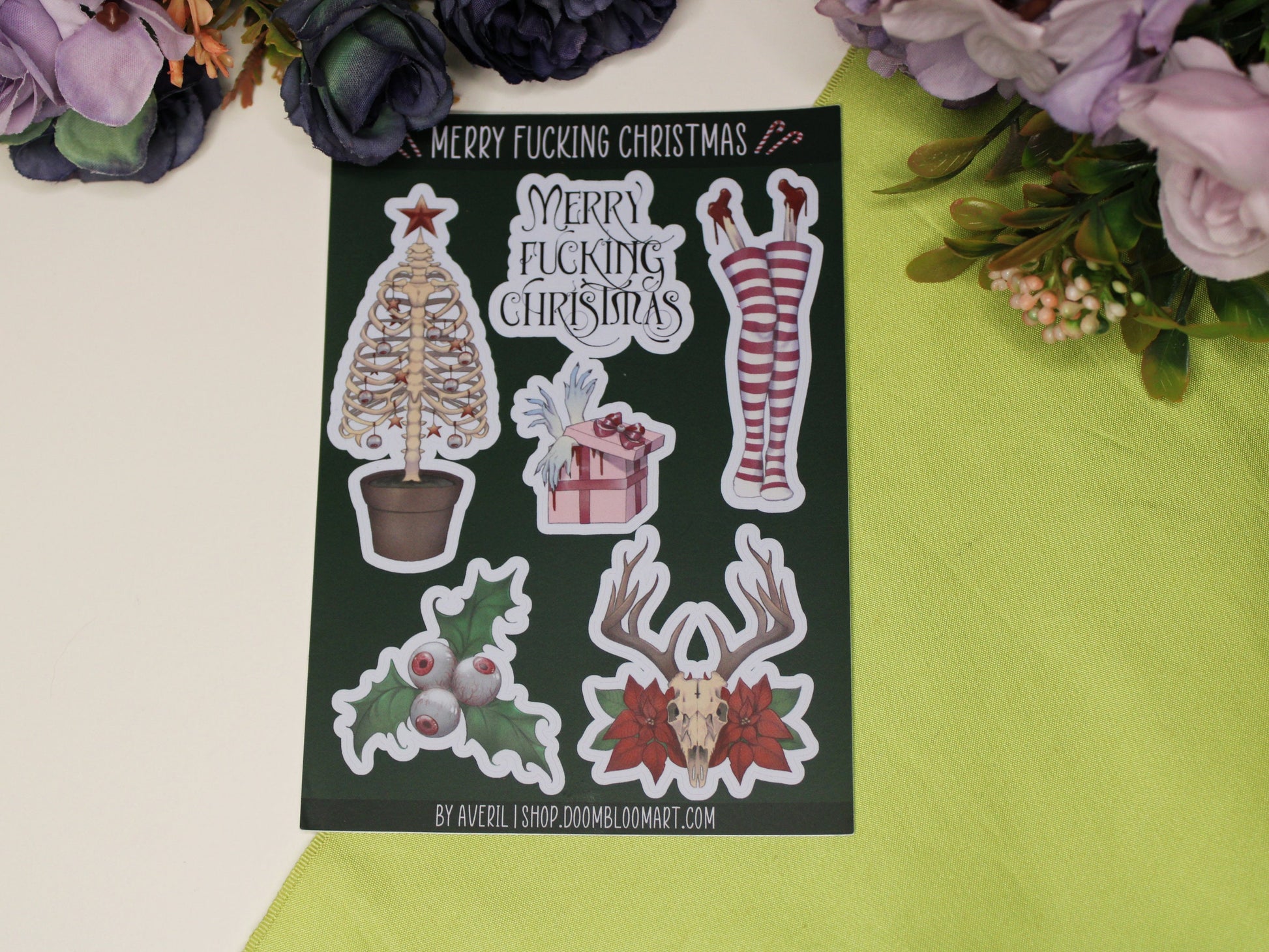 Christmas Horror Sticker Sheet