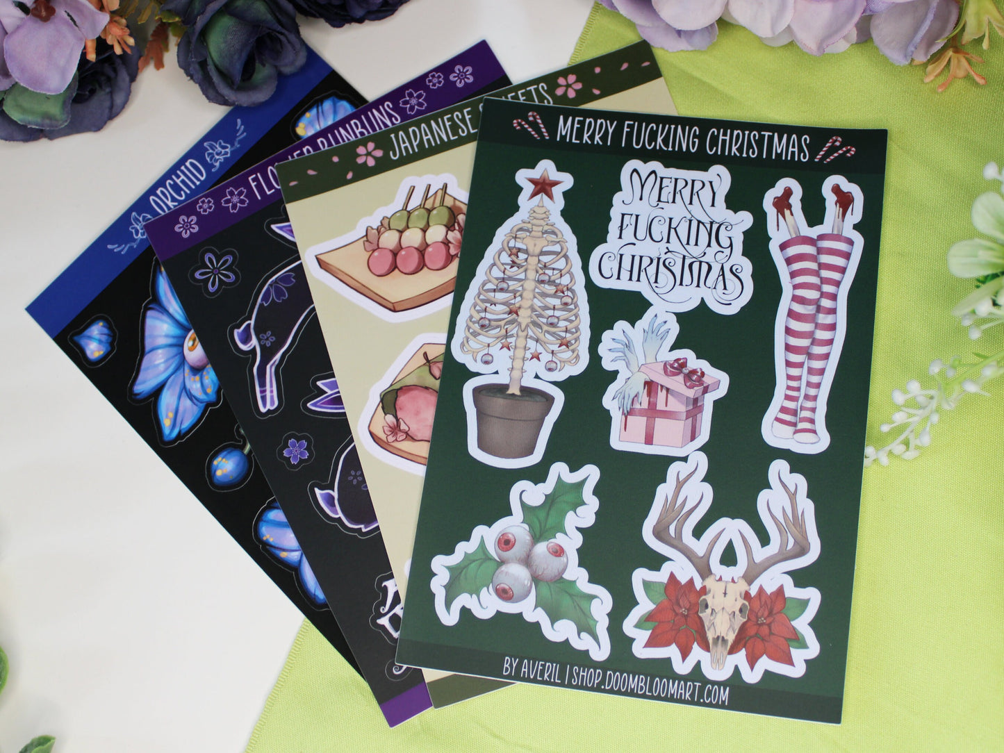 Christmas Horror Sticker Sheet