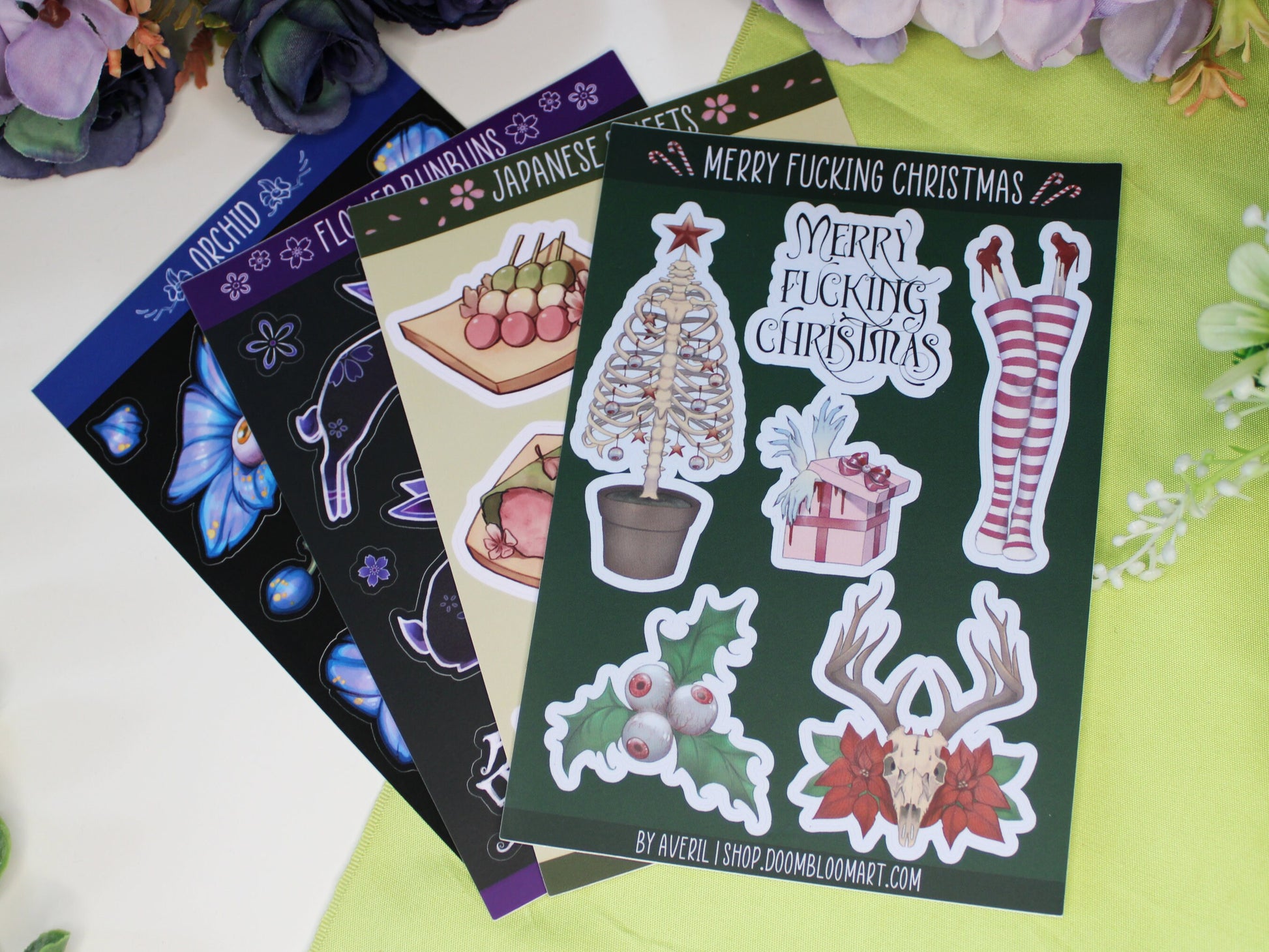 Christmas Horror Sticker Sheet