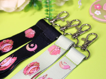Drink Tea and Worship Satan Lanyard