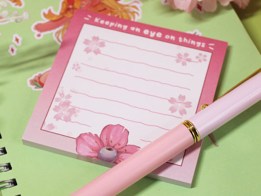 Eyeball Flower Sticky Notes with 50 Pages