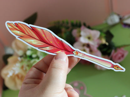 Feather Quill and Ink Stickers