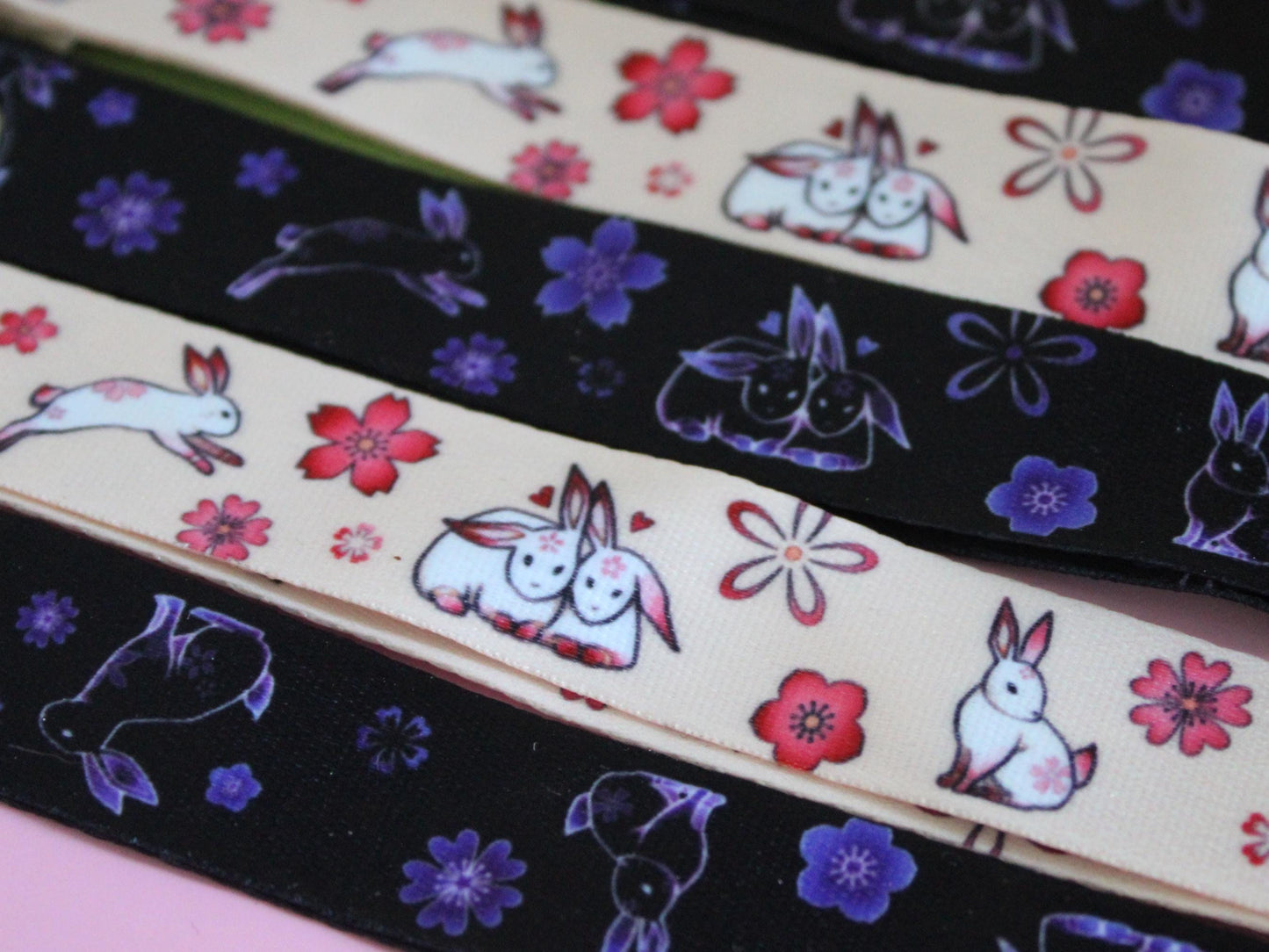 Flower Bunny Lanyard