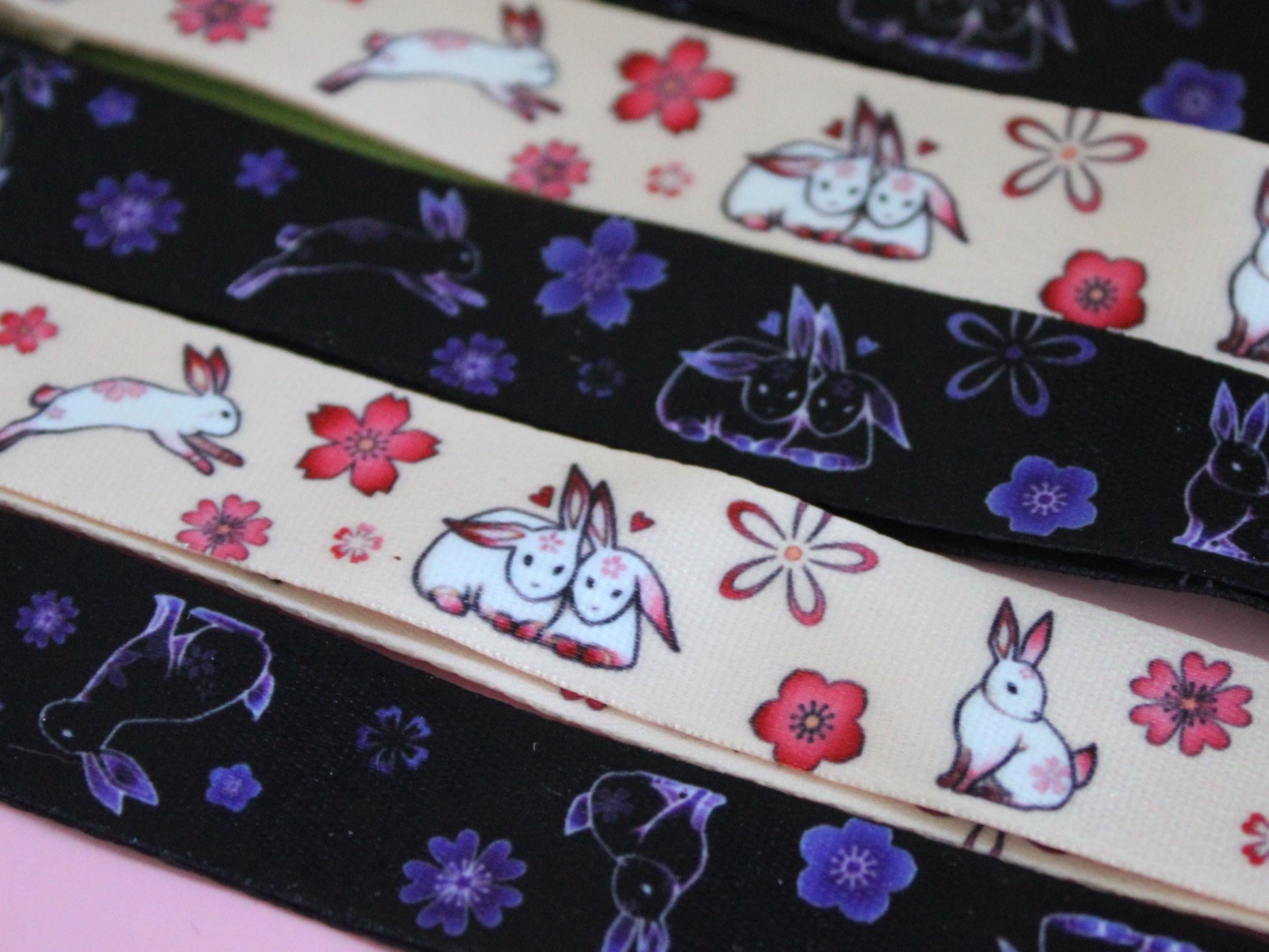 Flower Bunny Lanyard