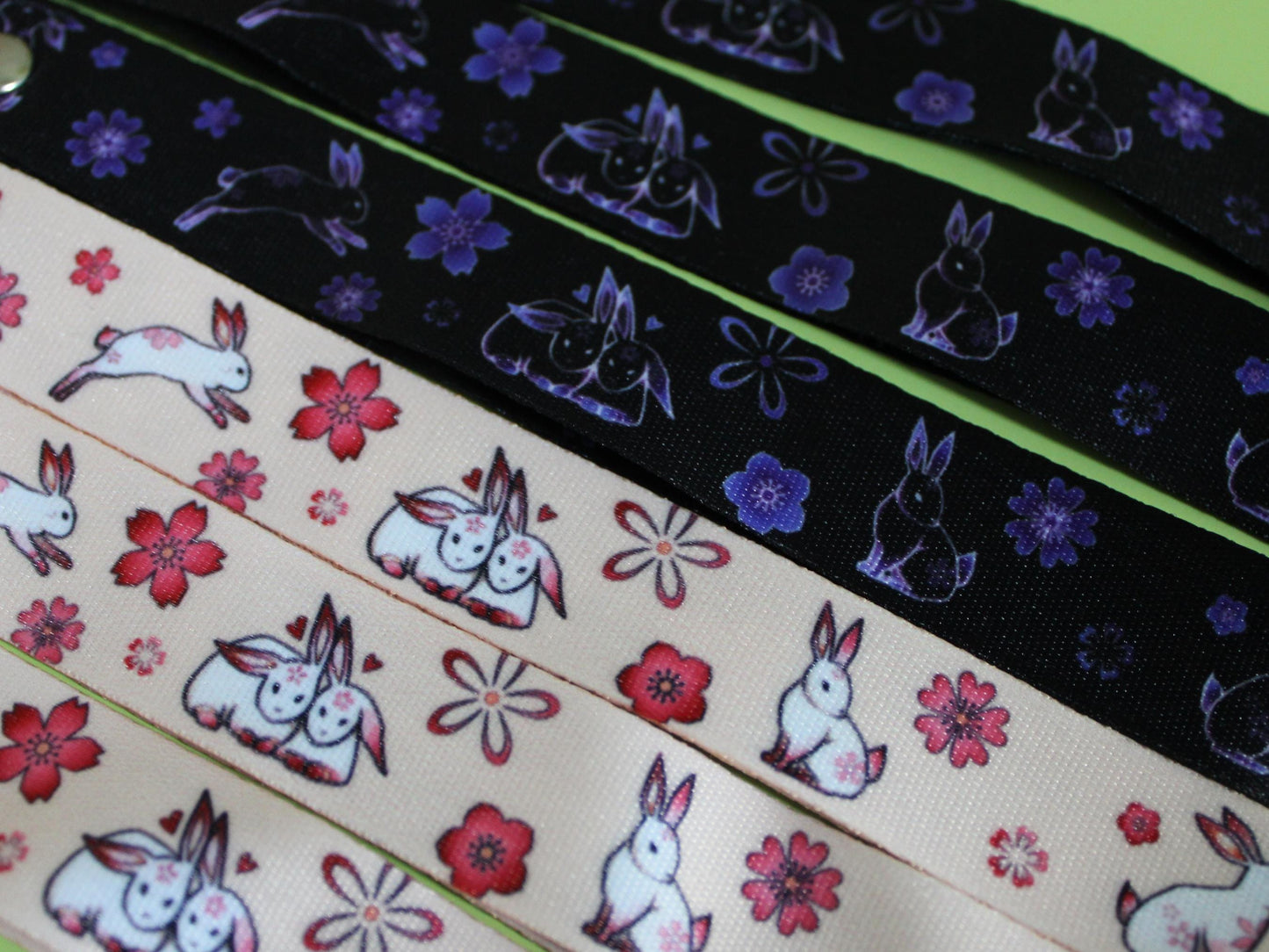 Flower Bunny Lanyard