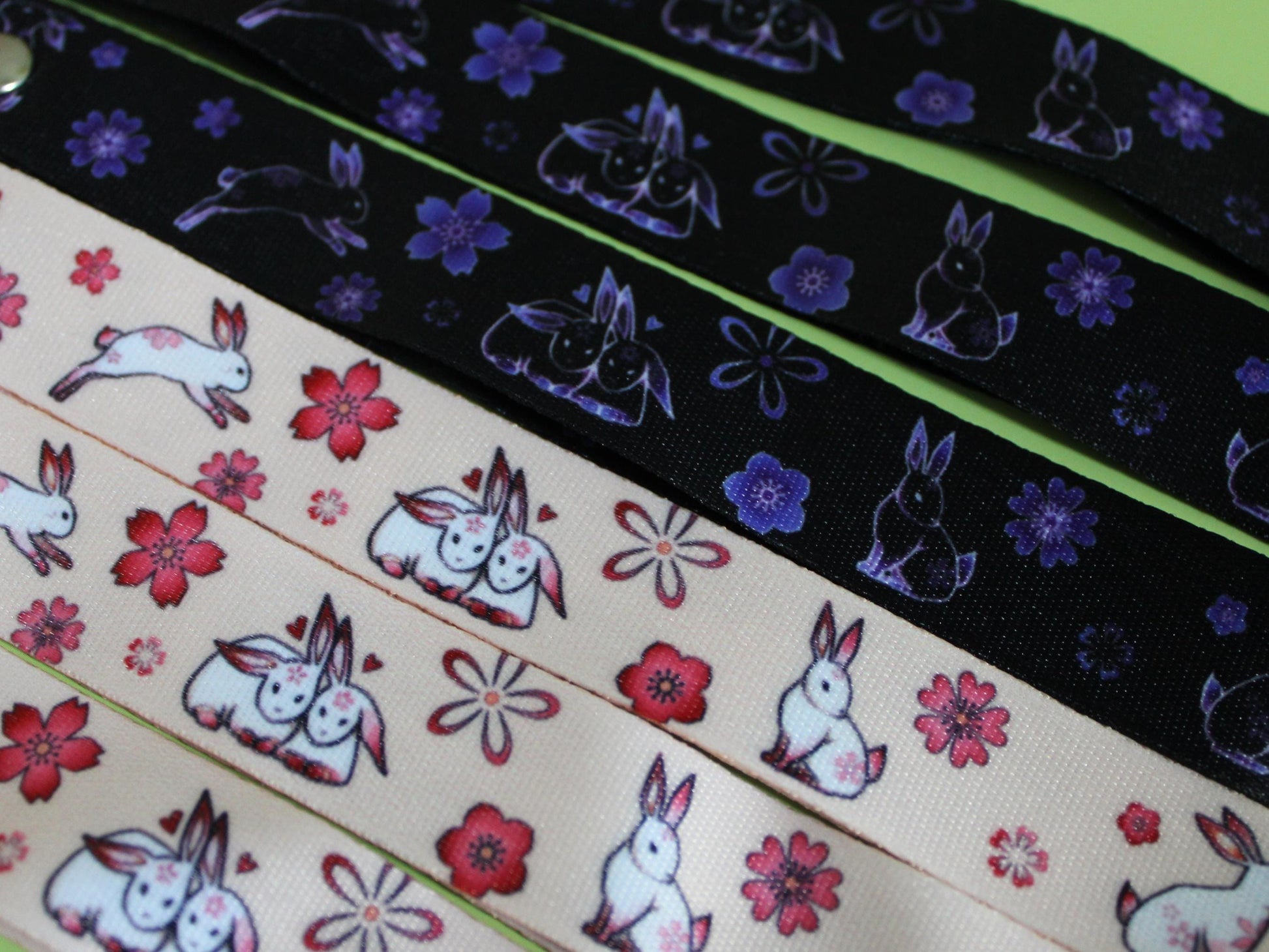 Flower Bunny Lanyard