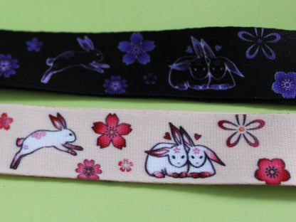 Flower Bunny Lanyard