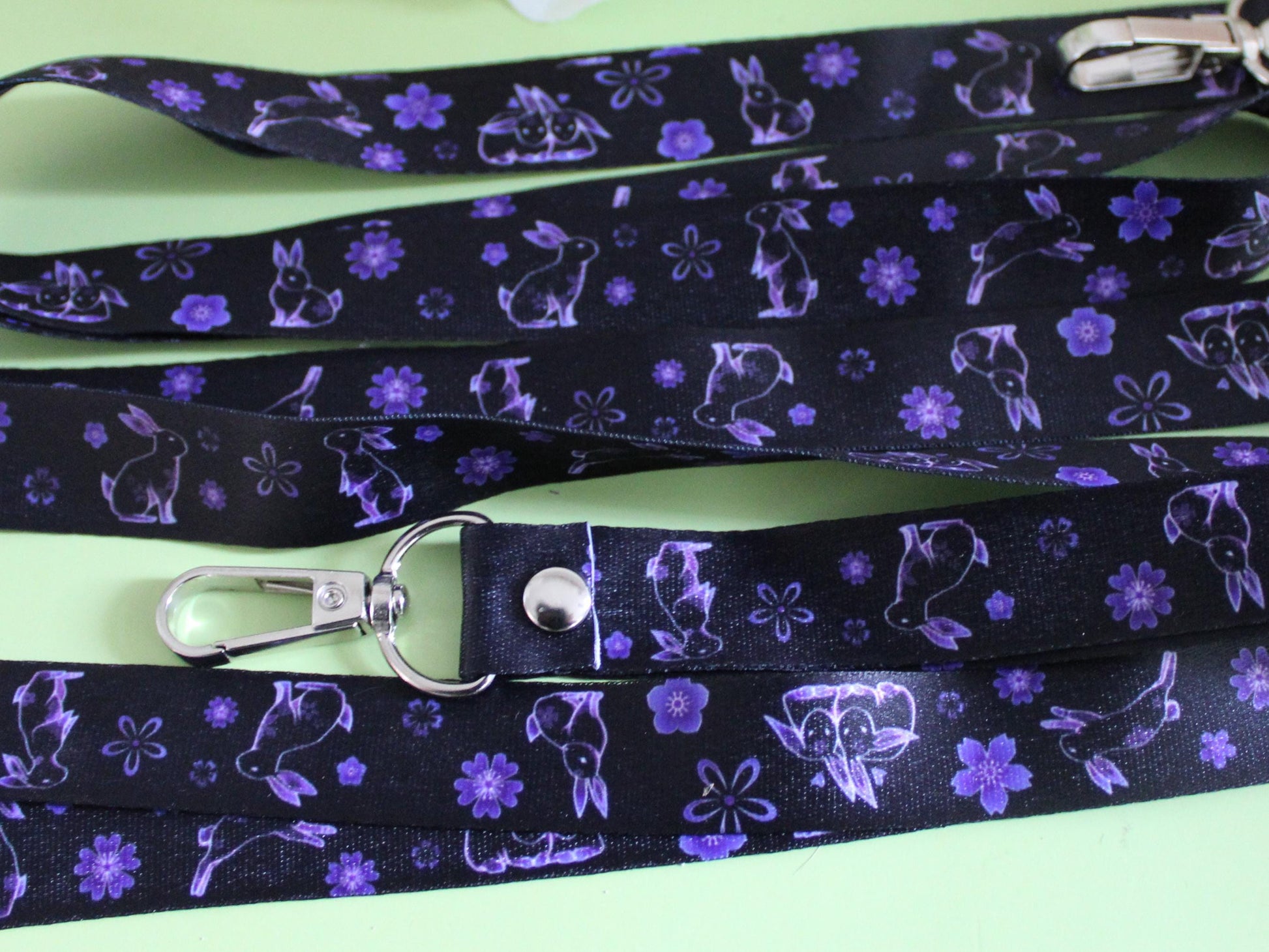 Flower Bunny Lanyard