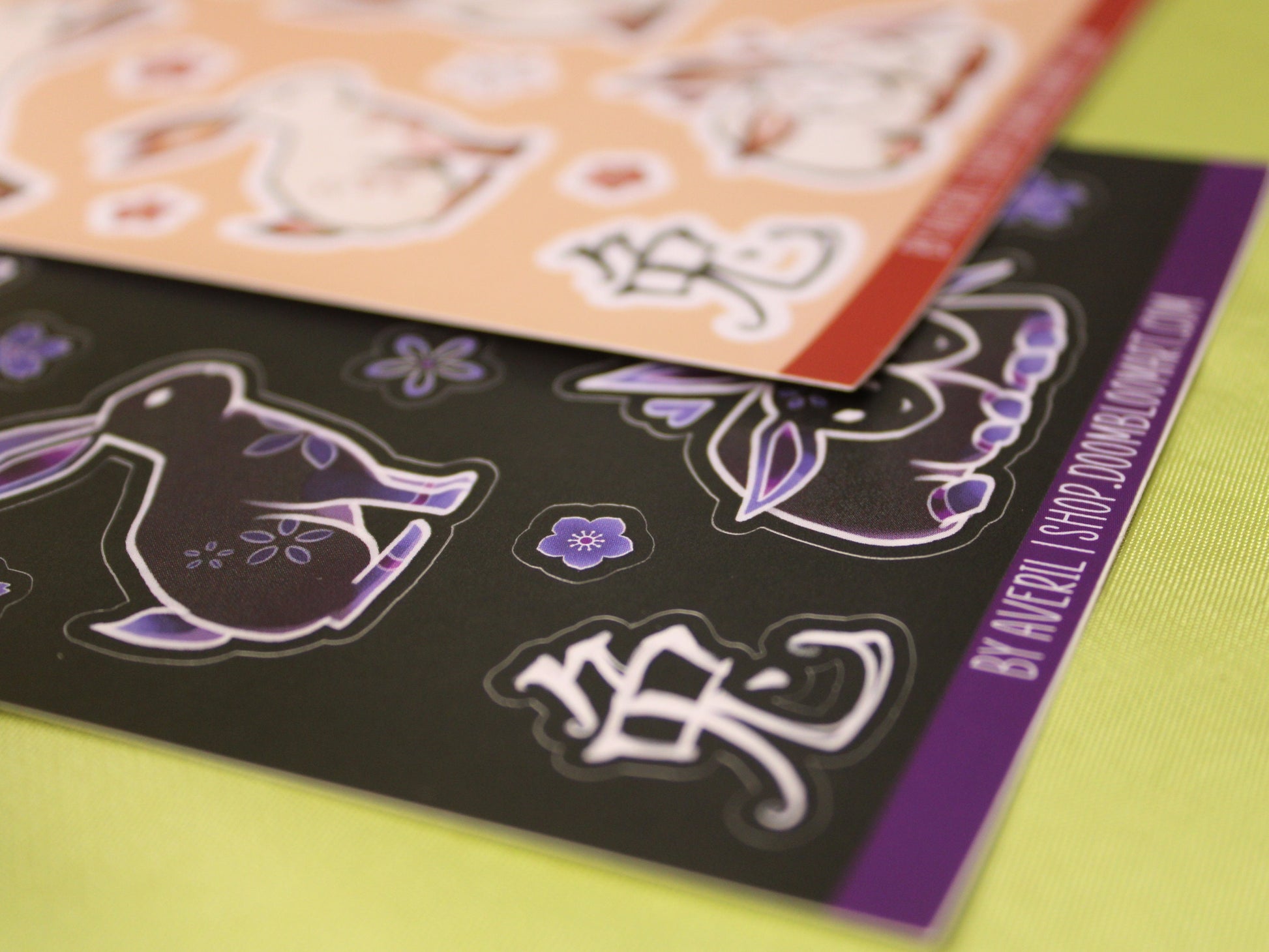 Flower Bunny Sticker Sheet