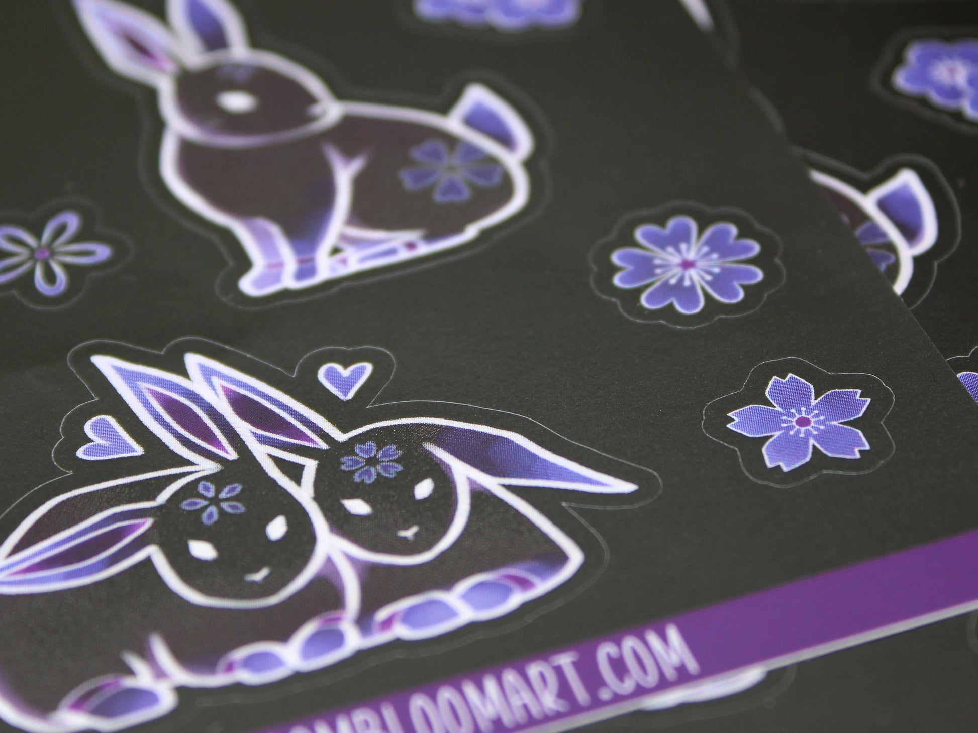 Flower Bunny Sticker Sheet