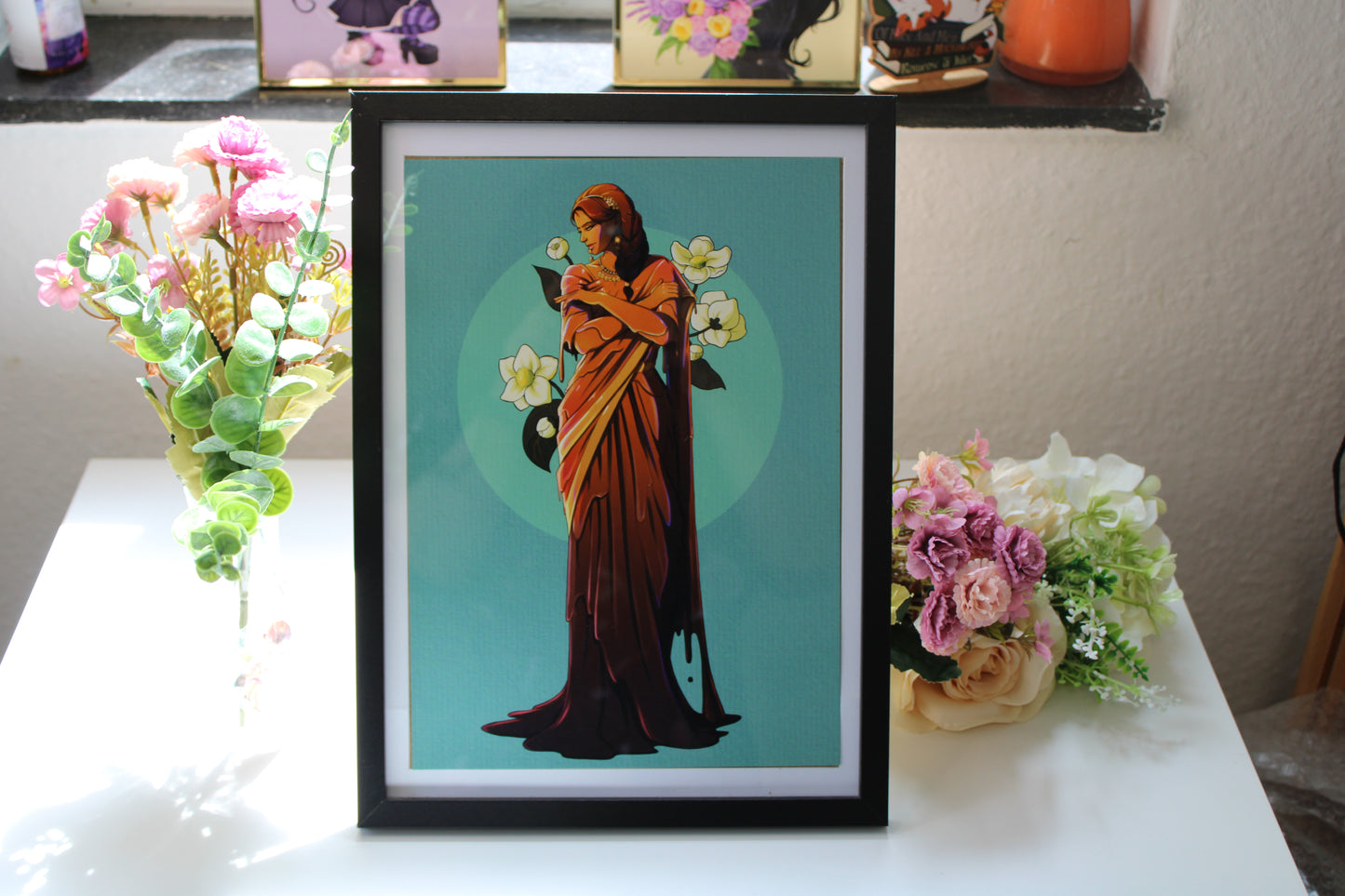 Black Tea Slime Girl Print