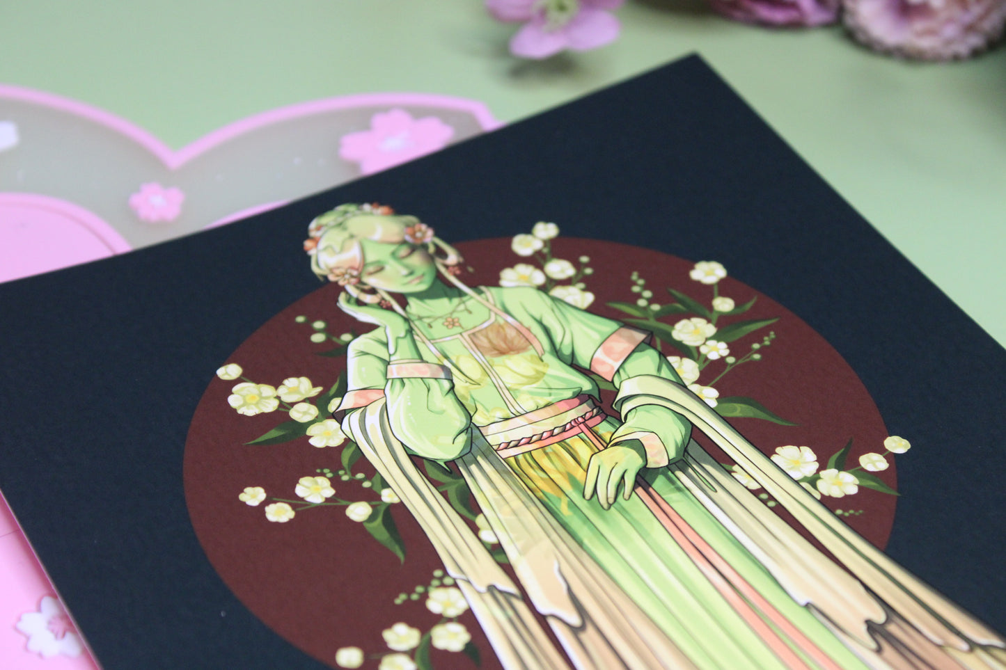 Jasmine Tea Slime Girl Postcard