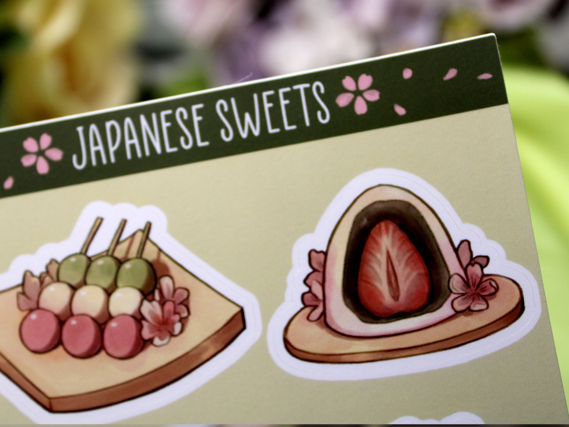 Japanese Sweets Sticker Sheet