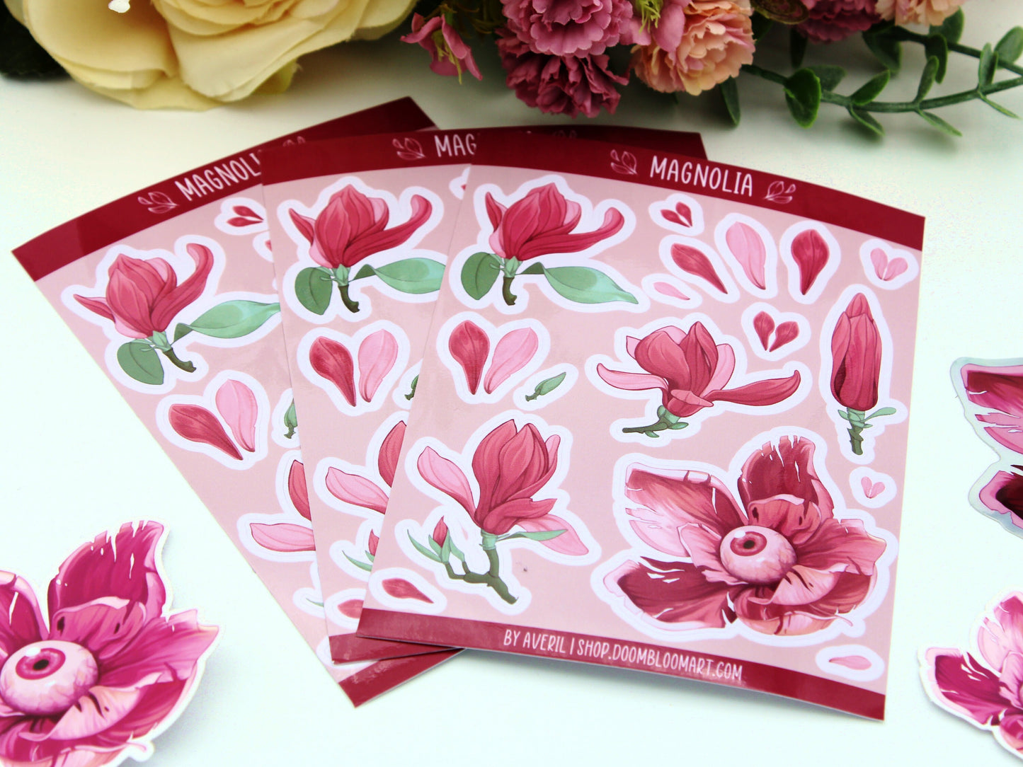 Magnolias Sticker Sheet
