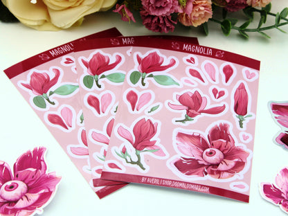 Magnolias Sticker Sheet