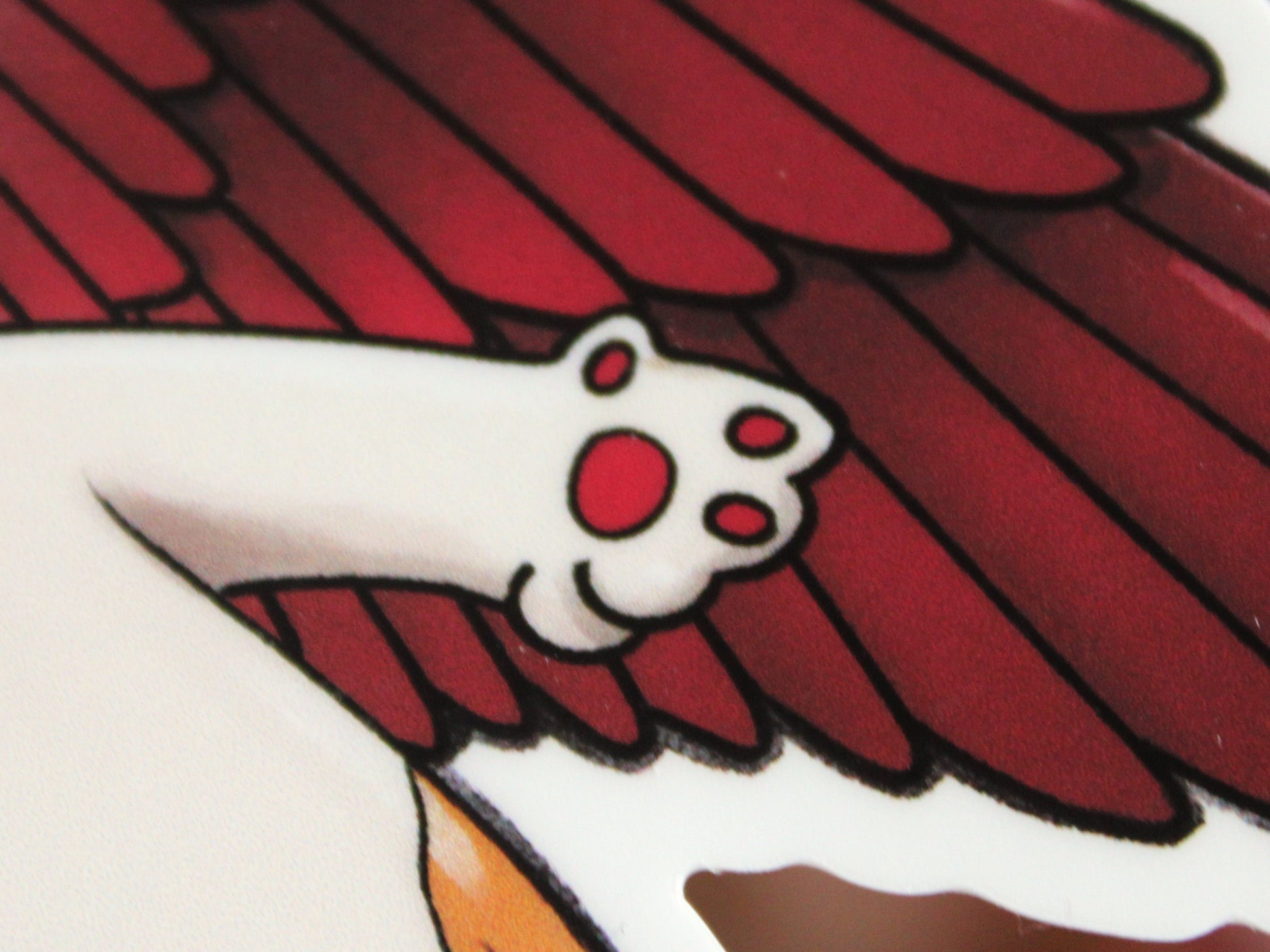 Maneki-Baphomet Matte Vinyl Sticker